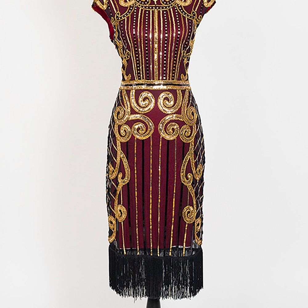 1920's Flapper Gown Dress Size MED